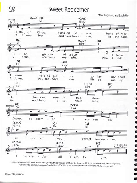 Sweet Redeemer lyrics .